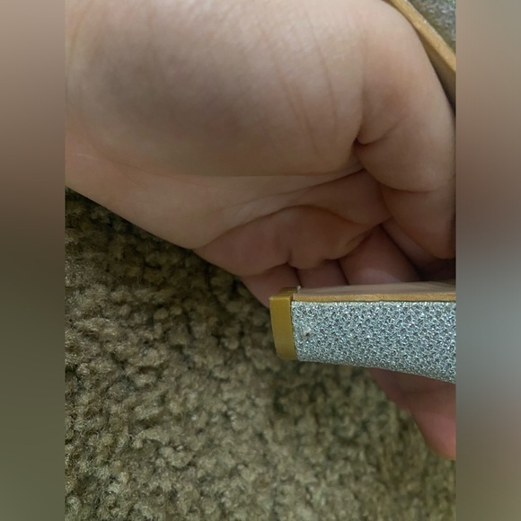 Bella Luna silver gem heels size 7.5 - Picture 6 of 7